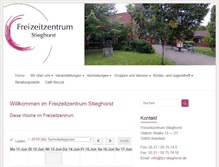 Tablet Screenshot of fzz-stieghorst.de